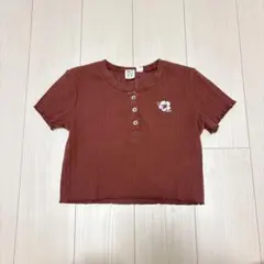 ROXY ブラウンTシャツ