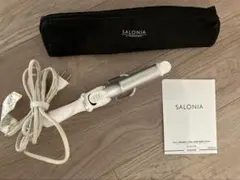 SALONIA カールヘアアイロン シルバー