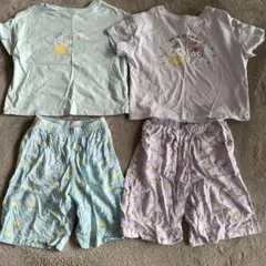 ユニクロTシャツ、リラコセット110サイズ