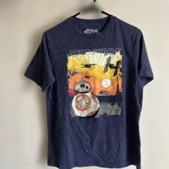 古着STAR WARS 半袖Tシャツ BB-8 ネイビー キッズ XLのサムネイル