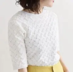 IENA イエナ シェルレース トップス レース 半袖