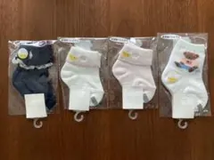 新品未開封 （9-11）ラルフローレンベビーソックス4足　出産祝い プレゼントに