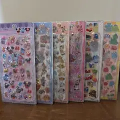 プチドロップステッカー Disneyキャラクターセット【A】