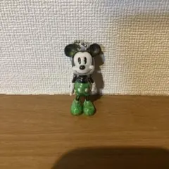 ミッキーマウス アクリルキーホルダー 緑色