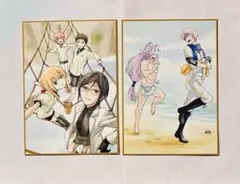 映画 特 刀剣乱舞花丸 〜月ノ巻〜 入場者特典 色紙風かあど 第2週 ２枚セット