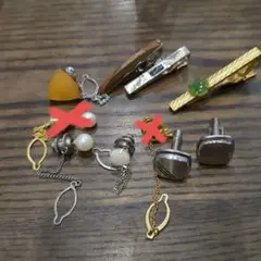 ネクタイピン　カフス まとめ売り ストーン