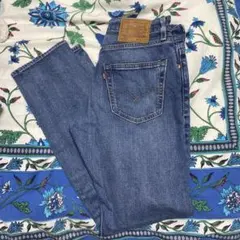 Levi's デニムパンツ Ｗ29 L32中青色 502