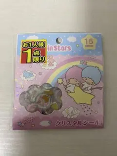 [正規品]サンリオ キキ＆ララおはじきシール15枚クリスタルシール(新品未使用)