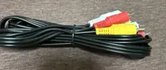 AVケーブル 4本セット RCAケーブル 3色ケーブル (赤・白・黄)