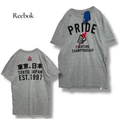 リーボック UFC PRIDE 半袖Tシャツ M グレー 格闘技 ロゴのサムネイル