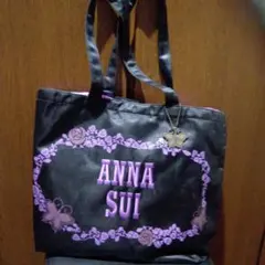 ANNA SUI トートバッグ 蝶々 バラ柄のサムネイル