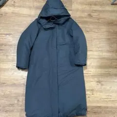 無印　撥水ダウンロングコート