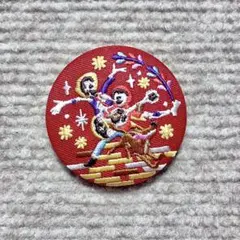 ディズニー リメンバーミー 刺繍 缶バッジ 缶バッチ