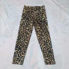 【美品】EL GATO GUAPO ヒョウ柄 キッズ レギンス 110 海外