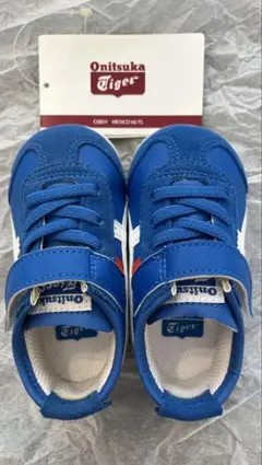 Onitsuka Tiger CUBY ベビーシューズ 青12センチ
