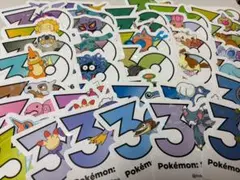ポケモン 韓国 ポップアップ 30周年 ステッカー まとめ売り 32枚 