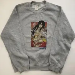 GILDAN アニメプリント スウェット グレー