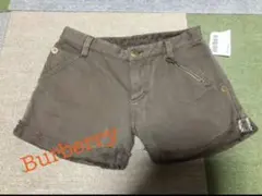 【タグ付き】バーバリーブルーレーベル　秋冬ショートパンツ