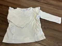 ZARA フリル付き長袖Tシャツ 12-18ヶ月