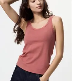 【UNIQLO】 エアリズムコットンブラタンクトップ