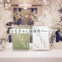 はるきゃん様専用ページ