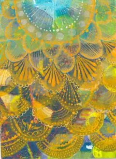 原画【光の花 @青の街】