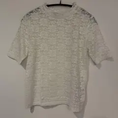 LOWRYS FARM フリルネックレースTシャツのサムネイル