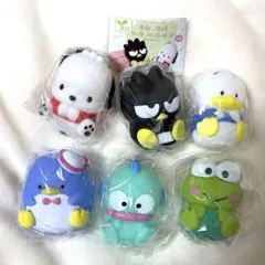 やわ♡もっち サンリオキャラクターズ はぴだんぶい 全6種コンプリート　ガチャ