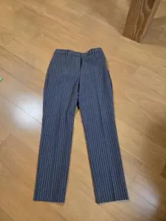 未使用　PLST ストライプ テーパードパンツ Lサイズ