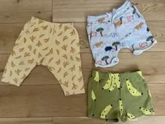 ベビー パンツ 3枚セット 80 90 半ズボン