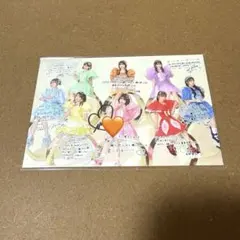 CUTIESTREET ワンマンライブ抽選会 サイン入りポストカード