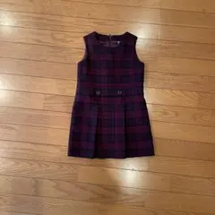 UNIQLO チェック柄 ワンピース 110サイズ