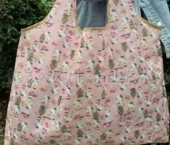 大容量　エコバッグ 軽量　キャラクター　キティちゃん　新品