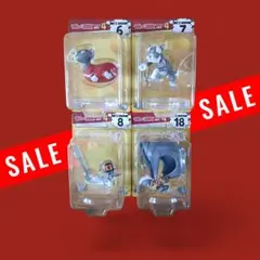 Happyくじ「TOM and JERRY」第4弾 A賞 フィギュア 4個セット