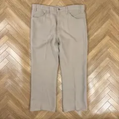 W36L25相当 usa製90sリーバイス517 スタプレ ベージュ スラックス