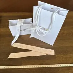 クリスチャンディオールショッパー2種とリボン