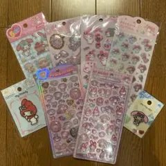 Sanrio マイメロディ うるちゅるポップシール ワッペン 6点セット