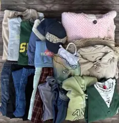 ポンチョ、コート、パンツ等21点セット