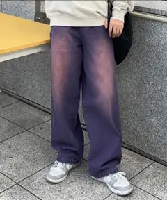 【PICSAS】ヴィンテージカラーワイドデニムパンツ（最終値下げ‼️）