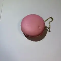 マカロン スクイーズ キーホルダー ピンク