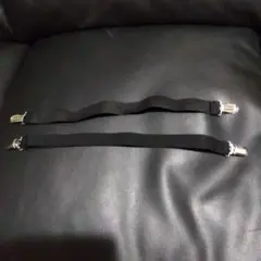 キッズ用 サスペンダー 黒色 ゴム