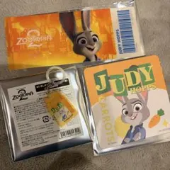 ズートピア OH MY CAFE めじるしチャーム コースター ジュディ