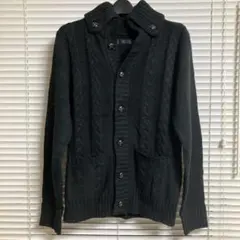 Spiral News カーディガン ブラック Lサイズ