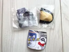 ぬい用旅行グッズ　ガチャ　ショルダーバッグ　パスポート　アイマスク　イエロー