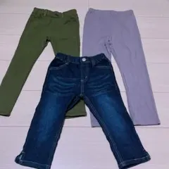 ブランシェス プティマイン ズボン3枚セット 110cm