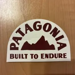 新品未使用品パタゴニア公式ステッカー BUILT TO ENDURE