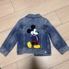 Gap デニムジャケット ミッキーマウス 2T 95〜100