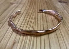 ウェーブ オープン バングル ブレスレット