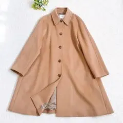 BEAUTY&YOUTH ビーバーテントコート ロング ベージュ M 美品