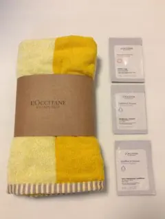L'OCCITANE ロクシタン ノベルティ バスタオル イエロー サンプル付